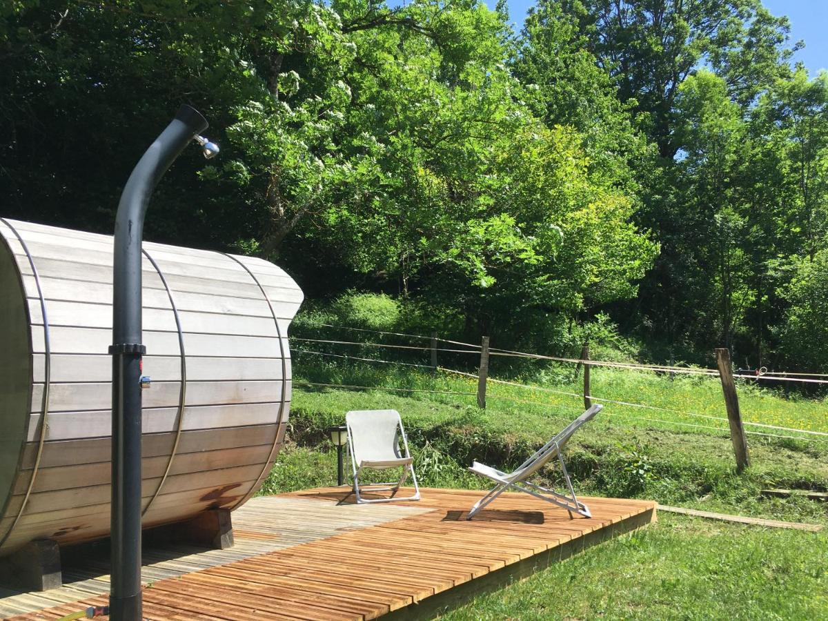 Yourte Et Son Bain Nordique Frechet-Aure Buitenkant foto