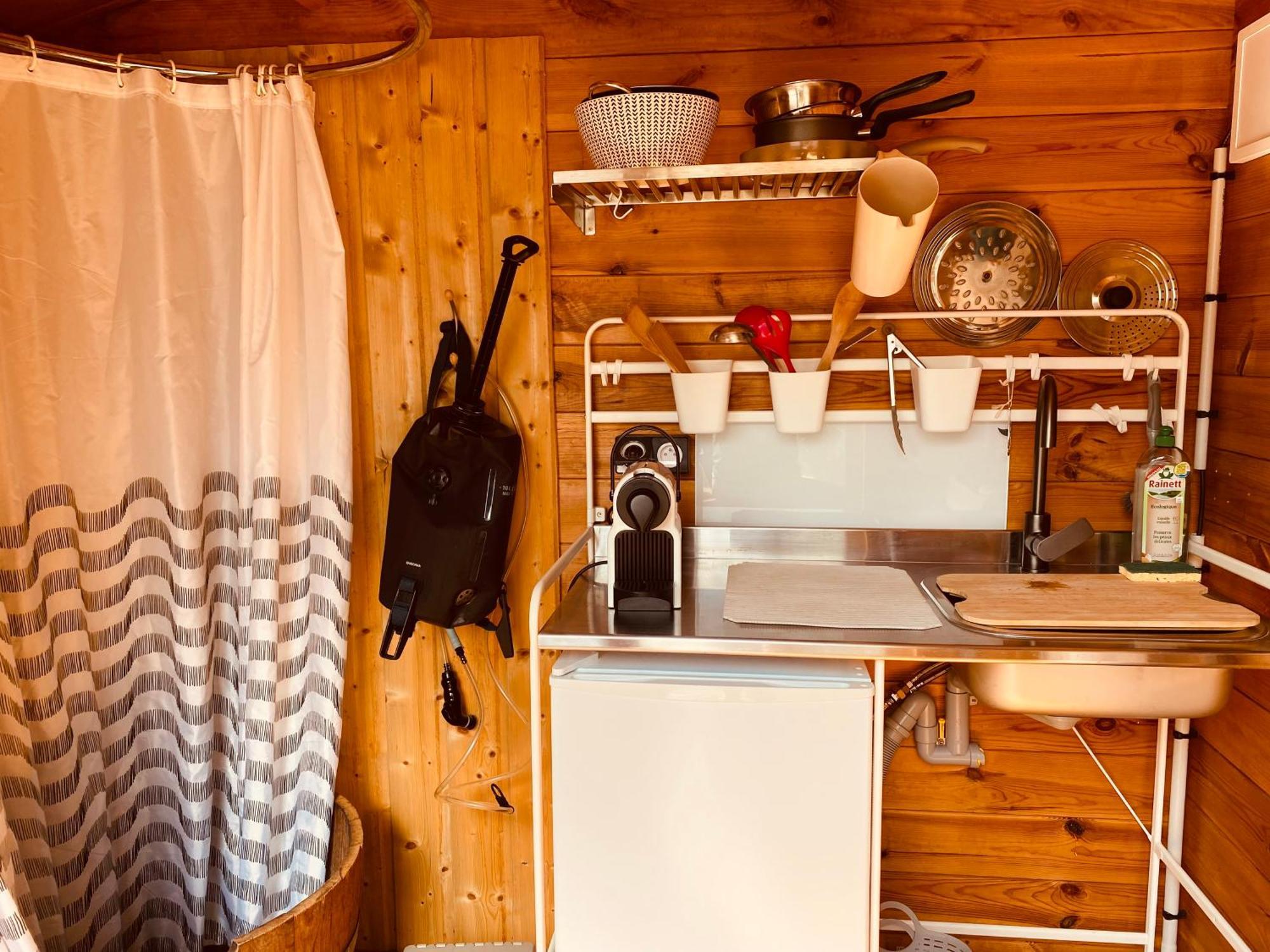 Yourte Et Son Bain Nordique Frechet-Aure Buitenkant foto